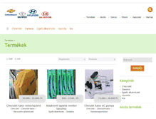 Tablet Screenshot of chevrolet-daewoo-hyundai-kia-alkatresz.com